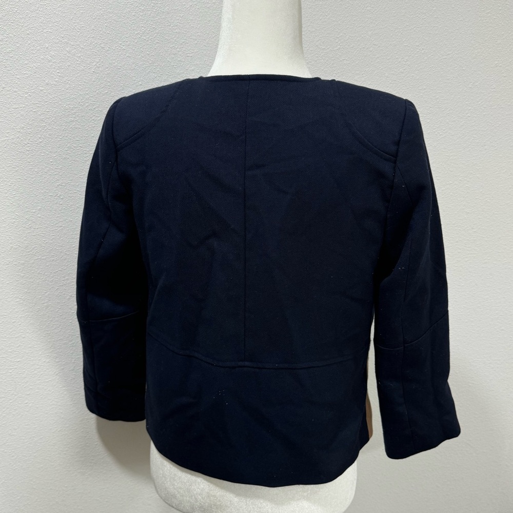 H&M Women's blazer in blue and tan, size 6 - Picture 5 of 6